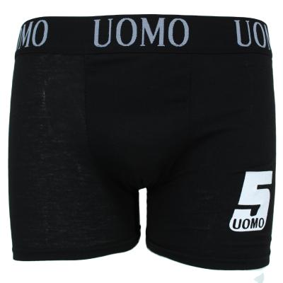 China OEM Breathable Design High Quality Custom Cotton Shorts Letter Big Size Young Men Boxer Briefs Cotton Sports Mens Underwear for sale