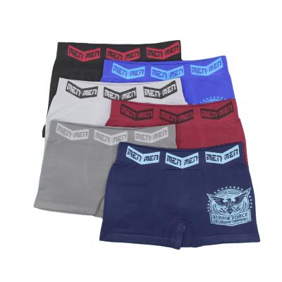 China Brand Antibacterial Mens Underwear Boxer Shorts Polyester Mens Seamless Underwear for sale