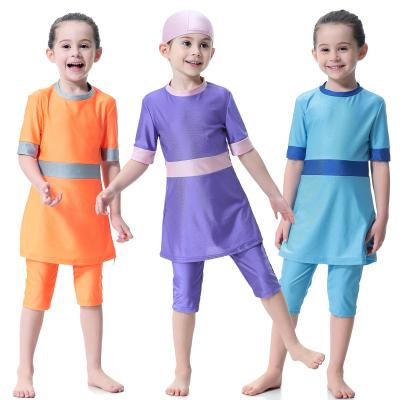 China Factory New QUICK DRY Environmental Friendly Kids Swimwear Muslim Swimwear Kids Beach Girls for sale