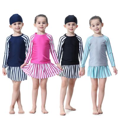 China QUICK DRY Limited Time Spike High-Textured Swimsuit Kids Girl Swimsuit Child for sale