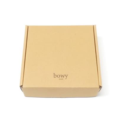 China Recyclable Custom Logo Makeup Gift Boxes Corrugated Paper Box For Cosmetic Brown Cosmetic Box for sale