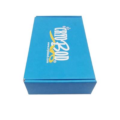 China Custom Recycled Nail Cosmetic Packaging Box New Arrival Materials Free Sample Shipping Cardboard Blue Logo Nail Box for sale