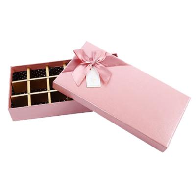 China Recyclable Custom Printed Chocolate Packing Box Reasonable Prices High Quality Rigid Chocolate Box Beauty Boxes For Food for sale