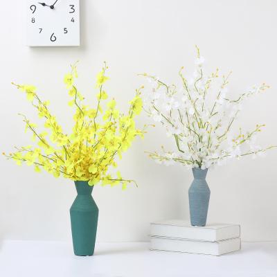 China Decorative Home Decor Orchids Artificial Dancing Flower for sale