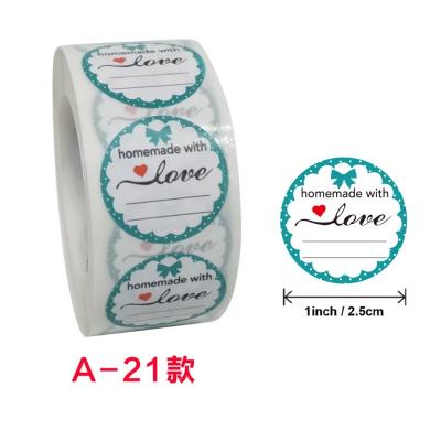 China Party Decorative Gift Sticker Business Decorative Adhesive Sticker Label for sale