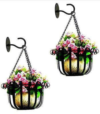 China Multifunctional Balcony Flower Basket Hangs Ceiling Hook Wall Clothes Hook for sale