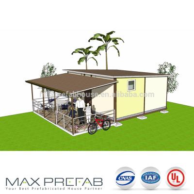 China 2 bedroom living house steel frame building prefab kit house cheap modular house KH7858 for sale