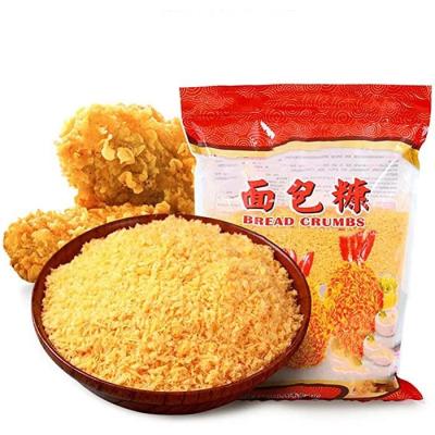 China Normal Yellow Bread Crumbs Panko Packing 10kg Per Bag for sale