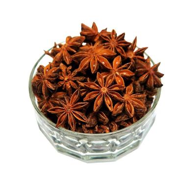 China Bulk Sale Natural Brown Dried Whole Star Anise for sale