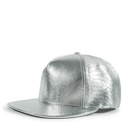 China Classic Style 5 JOINT Panel Snake Skin Hip Hop Mask Snapback Hat Gorras for sale