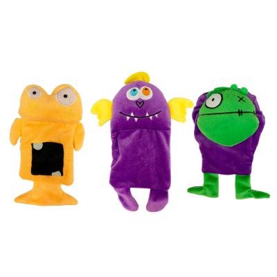 China U-PETS Viable Super Soft Monster Trains Interactive Dog Squeaki Toy Dog Toy for sale