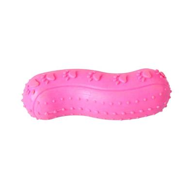 China Durable Durable Tpr Toys Sausage Shape Chew Toys Rubber Pet Toys For Dog for sale