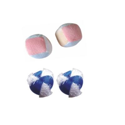 China Viable Macaroon Color A-Cube Ball For Cat Cloth Cat Interaction Catnip Toy for sale