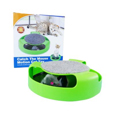 China U-PETS Sustainable Pet Toy Catch Mouse Motion Cat Toy for sale