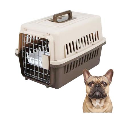 China Breathable Airline Air Transport Approved Dog Crate Plastic Durable Dog Crate for sale