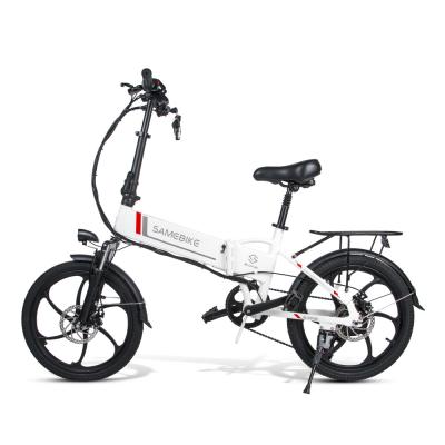 China Aluminum Alloy 48V/10.4Ah 7S Disc Brake LCD Spoke Rim Foldable Electric Bicycle Velo Electrique for sale