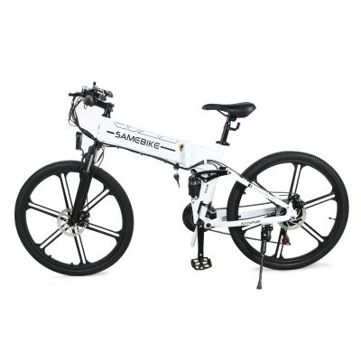 China Aluminum Alloy 26 Inch Cheap Speed ​​48V 10AH 21 Inch Speed ​​Folding Electric Mountain Bike 500W Foldable Bicycle for sale