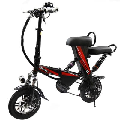 China wholesale city e bike e bikes full size carbon steel folding bicycle capable electric road electric fold for sale