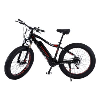 China High Quality Aluminum Alloy Fat Tire 26 Inch 36V 10AH 350W City Bicycle Ebike 27 Speed ​​Electric Bike for sale