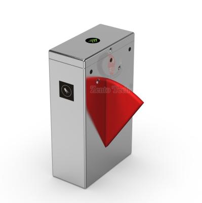 Chine OEM/ODM Pedestrian Traffic Flap Barrier Turnstile Access Control System Biometric Face Recognition Waist Height à vendre