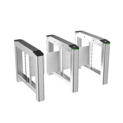 China Access Control System Solution Swing Turnstile Gates DC Motor Drive And Speed Passage for sale