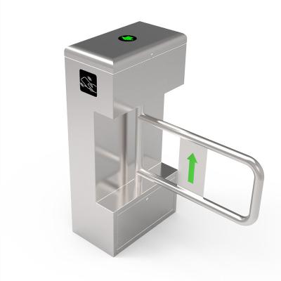 China Access Control Swing Gate Turnstile Full Automatic Waist High Turnstile for sale