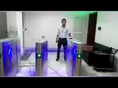 Anti Clipping Flap Barrier Turnstile Gate Entrance 40 Person/Min