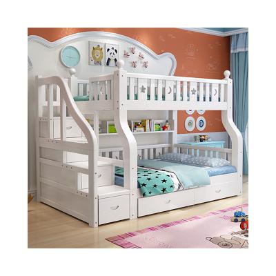 China Durable Kids Bed Modern Double Bedroom Furniture Wooden High Quality Bunk Bed for sale