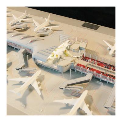 China Europe Civil Airplane Scale Large Props Window Plastic Flat Model Airplanes Display Models for sale