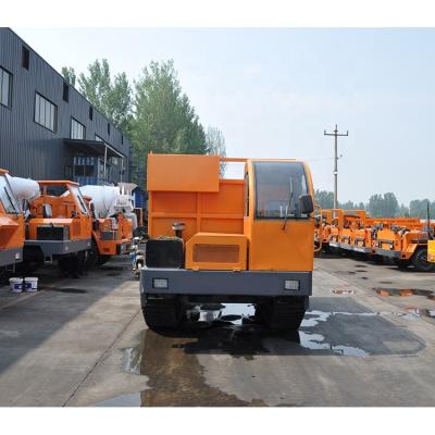 China Diesel Engine Rubber Garden Dump Truck Crawler Track Hauler Dumper Mini Dump Truck for sale