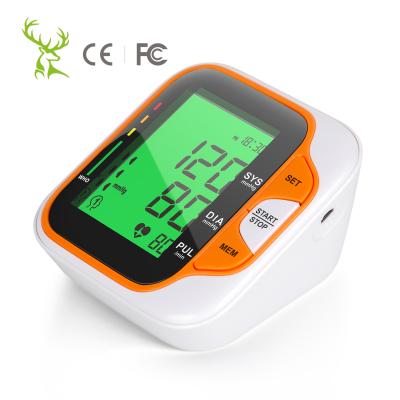 China Professional Digital Free Sample Male Blood Pressure Arm Blood Pressure Monitor Tensiometro Meter Cuff Professional Medical Supplies for sale