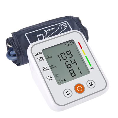 China Measuring Blood Pressure Males Automatic Arm Type BP Digital Hospital Blood Pressure Monitor Machine For Adult for sale