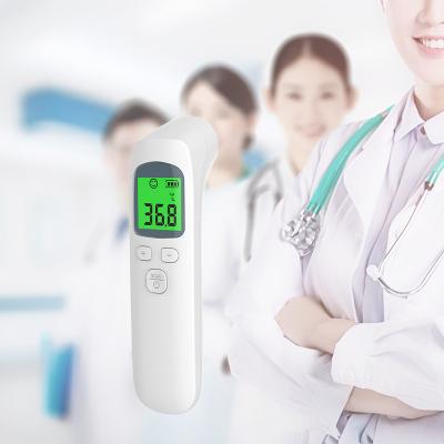 China Handheld Clinical Forehead Non-contact Forehead Temperature Firearm Gun IR Fever Medical Digital Infrared Digital Thermometer for sale