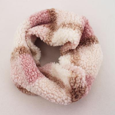 China High Quality Wholesale Warm Polyester 100%Polyester Sherpa Snood Faux Fur Snood For Girls for sale