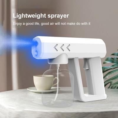 China Blue Nano Spray Water Gun Use Water Spray Gun Nano Spray Mist Spray Gun Spraying Fogger Machine For Office for sale