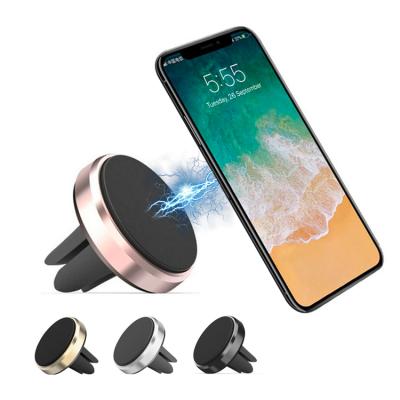 China Newcomer PVC Logo Air Vent Quick Flash Strong Custom Mobile Phone Holder Magnetic Car Mount Aluminum + Magnetic Car Mount for sale