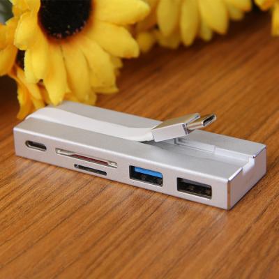 China Charging+Data Transfer Port Type C 3.0 Youcable 5 Adapter Usb Hub for sale