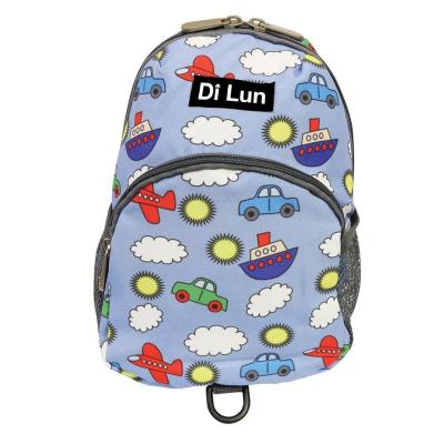 China With Detachable Leash Toddler Boys Backpack With Harness Design Child Size Daypack With Removable Leash And Cartoon Sky Pattern for sale