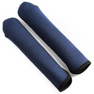 China Prevent Injury Cracked Handle Covers Dark Blue Protective Extendable Sleeves For Baby Strollers, Bicycles for sale