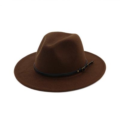 China 100% Wholesale AVALON Custom Men's Wool Felt Thrower Hat Gentleman Character Cap Popular Felted Hat for sale