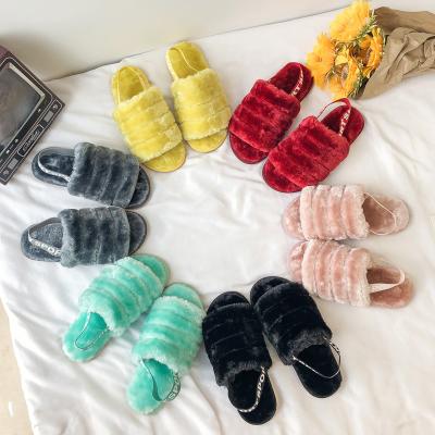 China Fashion Trend Soft Slippers Warm Anti Slip Winter Floor Bedroom Home Shoes Plush Inside for sale