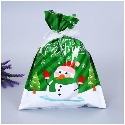 China Santa Gift Bag Christmas Non Woven Bag 10Pcs Waterproof Christmas Gifts For Families For 2021 New Years for sale