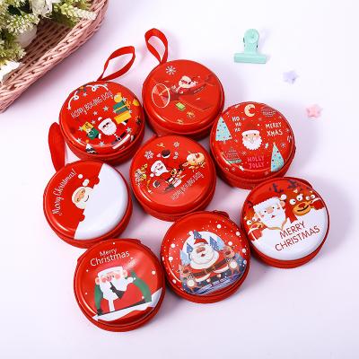 China Portable New Christmas Earphone Bag Christmas Gift Gift Coin Purse Waterproof Coin Purse For Kids for sale