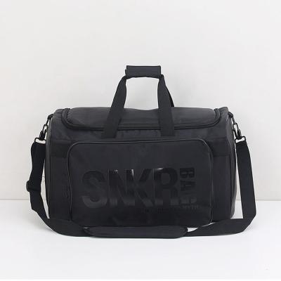 China Hot-selling High Quality Luggage Bags With Letter Printing Lightweight Unisex Travel Waterproof Bag Basketball Bag for sale