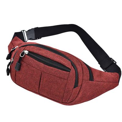 China Wholesale Water Proof Canvas Waist Bag Men Ports Messenger Bag Large Capacity Trunk Bag For Women for sale