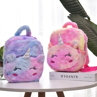 China Other Cute Casual Plush School Bag Kids Storage Cartoon Backpack for sale