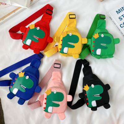 China Backpack Fashionable Kids Dinosaur Chest Handsome Outdoor Travel Bag Water Proof Small Cute Baby Cross Bag for sale