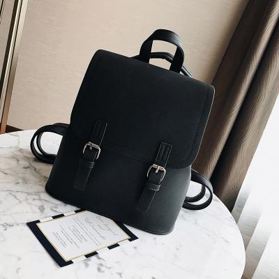 China 2021 New Fashionable PU Leather Waterproof Backpack 2021 New All-match Fashion Backpack for sale