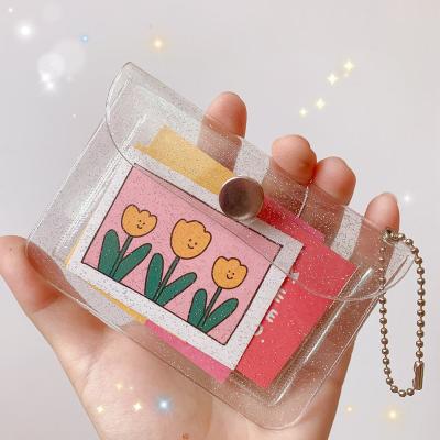 China Fashion Mini Transparent Coin Purse Manufacturers Cute Customized Convenient Fashion ID Storage Bag for sale