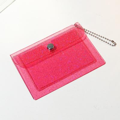 China Fashion Manufacturers Customized Convenient Mini Transparent Coin Purse Cute Fashion ID Storage Bag for sale